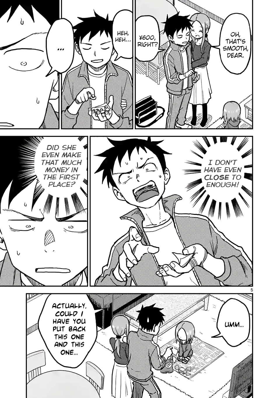 Karakai Jouzu no (Moto) Takagi-san Chapter 111 5